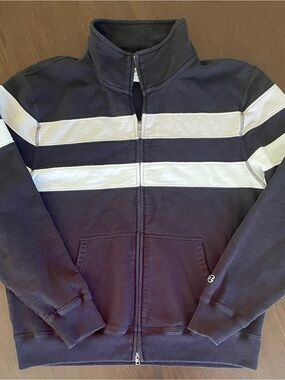 Todd Snyder Champion Men L Full Zip Striped Canada Heavyweight Jacket